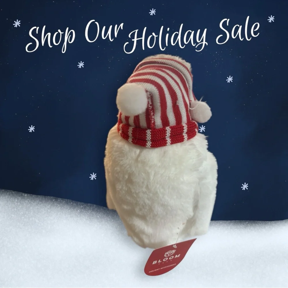 Bloom Festive Penguin with Red‎ and White Scarf